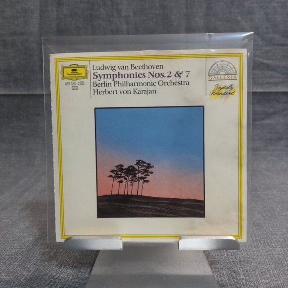 Beethoven: Symphonies Nos. 2 & 7 (CD, 1987) - DISC ONLY - Good Condition! - Picture 1 of 3